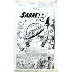 Leo Morey and John Celardo - Original Art for Jet Fighters #6, Complete 5-page Story, "Sabre 13" (St