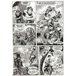 Mike Ploog - Original Art for Planet of the Apes #2, page 17 (Marvel, 1974). Jumping on the simian b