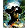 Image 1 : Ken Kelly - Original Painting, "The Mighty King" (undated). For sheer animal ferocity, none can matc