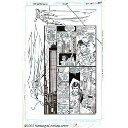 Todd McFarlane and Tony de Zuniga - Original Art for Infinity, Inc. #30, page 20 (DC, 1986). A nice.