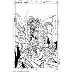 Todd McFarlane and Tony de Zuniga - Original Art for Infinity, Inc. #30, page 28 (DC, 1986). Here's.
