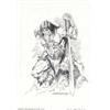 Image 1 : Enrique Romero - Original Illustration, "Conan the King" (undated). " ...black-haired, sullen eyed,.