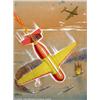Image 1 : Alex Schomburg - Original Cover Art, "Radio Glider Bomb" (circa 1943). Skillfully blending fact with