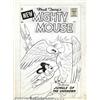 Image 1 : Unknown Artist - Original Cover Art for Mighty Mouse #68 (Pines, 1956). Taking the eagles down to si