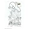 Image 1 : Unknown Artist - Illustrations of Harvey Characters (Harvey, 1960s). This lot consists of 5 pages fe