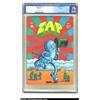 Image 1 : Zap Comix #4 Don Schenker File Copy (Apex Novelties, 1969) CGC NM+ 9.6 Off-white to White pages. Vic