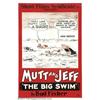 Image 1 : Mutt and Jeff's The Big Swim (Short Films Syndicate, 1926).One Sheet (27" X 41"). Written and Direct