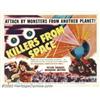 Image 1 : Killers From Space (RKO, 1954).Half Sheet Style B (22" X 28"). Starring: Peter Graves, Barbara Besta