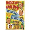 Image 1 : Wake Up and Live (20th Century Fox, 1937).One Sheet (27" X 41").Dir.Sidney Lanfield.Starring: Walter