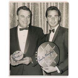 Sandy Koufax and Dick Sisler