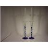 Image 2 : Bel'Arte-(New) 11 Inch Candlestick Holders