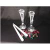 Image 2 : Atlantis-(New) Pair of 8 Inch Candlestick Holders