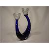 Image 2 : Bel'Arte-(New) Blue Candlestick Holders