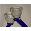 Image 3 : Bel'Arte-(New) Blue Candlestick Holders