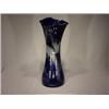 Image 2 : Bel'Arte-(New) 15 Inch Blue Vase