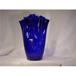 Bel'Arte-(New) 15 Inch Blue Vase