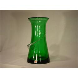 Bel'Arte-(New) 10 Inch Green Vase