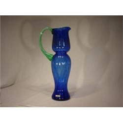 Bel'Arte-(New) Blue Pitcher With Green