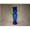 Image 1 : Bel'Arte-(New) Blue Pitcher With Green