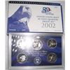 Image 1 : 2002-S 50 STATE QUARTERS PROOF SET ISSUE PRICE WAS $13.95 HAS *TN/OH/LA/IN/MS* QUARTERS IN SET.
