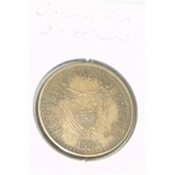 1994 COLUMBIAN 20 PESOS *RARE-AU HIGH GRADE-HARD TO GET COIN*!! COIN CAME OUT OF SAFE!!