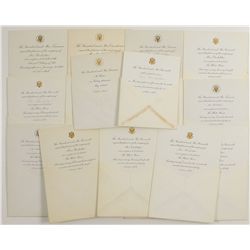 Franklin D. Roosevelt and Harry S. Truman White House Invitations