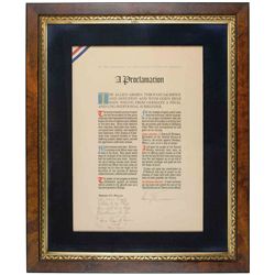 Harry S. Truman WWII Proclamation