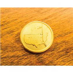 Dwight D. Eisenhower’s Brass Button Straight From His Master’s Jacket