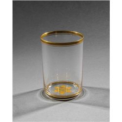 Dwight D. Eisenhower’s Gold Trim Glass