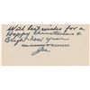 Image 1 : Joseph P. Kennedy Signed Calling Card