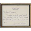 Image 2 : Jacqueline Kennedy Autographed Letter Signed