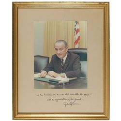 Lyndon B. Johnson Signed Photograph