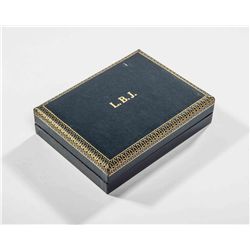 Lyndon B. Johnson’s Blue Leather Box