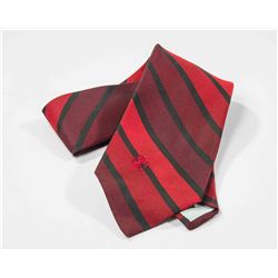 Lyndon B. Johnson’s Burgundy Striped Tie