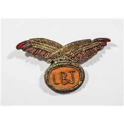 Lyndon B. Johnson’s Metallic Eagle Wings