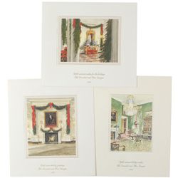 Ronald Reagan White House Christmas Gift Prints