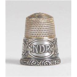 Nancy Reagan Silver Thimble