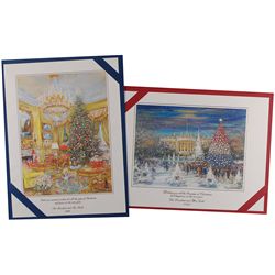 George Bush White House Staff Christmas Gift Prints