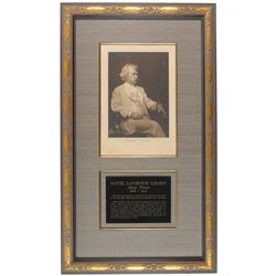 Samuel L. Clemens Signed Photograph
