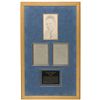 Image 1 : Louis Armstrong Signed Sketch and Letter Display