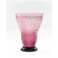 Amsterdam Olympics 1928 Lavender Glass