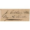 Image 2 : Abraham Lincoln Autograph Document Signed