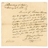 Image 1 : William Barret Travis Autograph Document Signed
