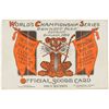 Image 1 : Baseball World Series 1909 Program