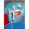 Image 2 : Peter Max, Zero in Blue, Acrylic Painting