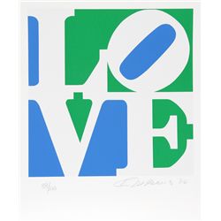 Robert Indiana, The Book of Love 8, Serigraph