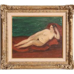 Andre Derain, Reclining Nude, Oil Painting