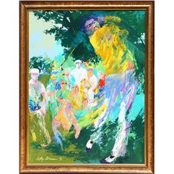 LeRoy Neiman, Black Power (Jim Dent), Oil Painting
