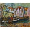 Image 1 : Egry József (1883-1951), Bruges-i kiköto, 1911.