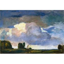 Iványi Grünwald Béla (1867-1940), Tornyosuló fellegek a magyar róna felett